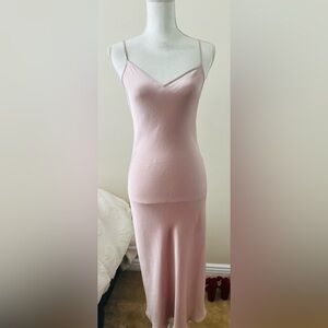 All Saints slip midi dress in dusty pink .Pre owned